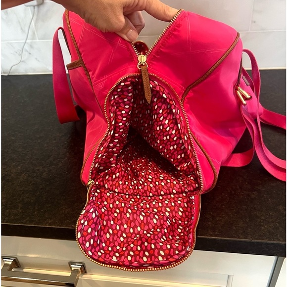 VERA BRADLEY LIGHTEN UP PREPPY POLLY YOGA SPORT BEACH GYM EXERCISE BAG - Picture 7 of 16